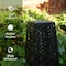 Glitzhome® 21.5" Metal Geometric Solar Powered Floor Lantern